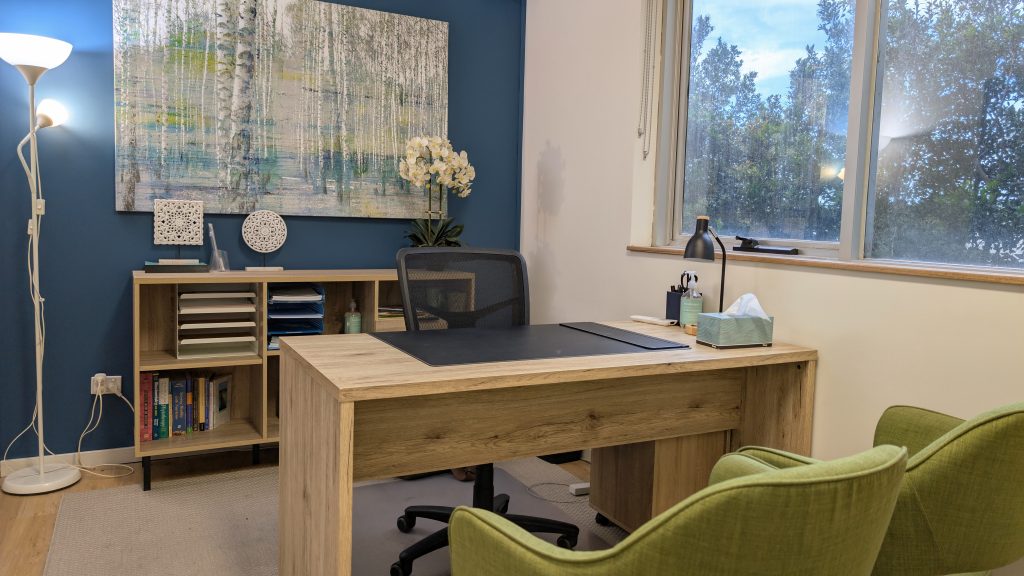 Comfortable Dietitian consultation room, REAL Health & Nutrition Dietitian and sport nutrition clinic